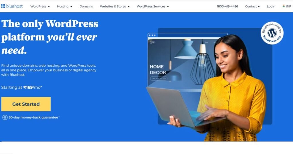 bluehost india review